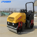 Rolo compactador diesel vibratório compacto 1.7Ton